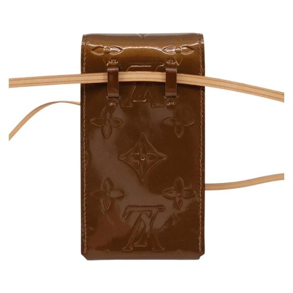 LOUIS VUITTON Monogram Vernis Green Cigarette Case Bronze M91156 Auth bs29785 - Picture 3 of 14